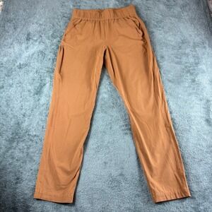Alder Open‎ Air Pant Women's M Tan Elastic Waist Pockets Outdoor Casual